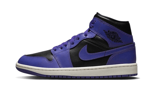 Overkicks - Air Jordan 1 Mid Purple Black (BQ6472-051) - vista lateral