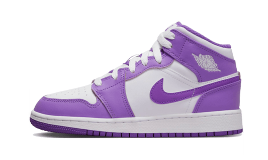 Overkicks - Air Jordan 1 Mid Purple Venom (GS) (DQ8423-511) - vista lateral