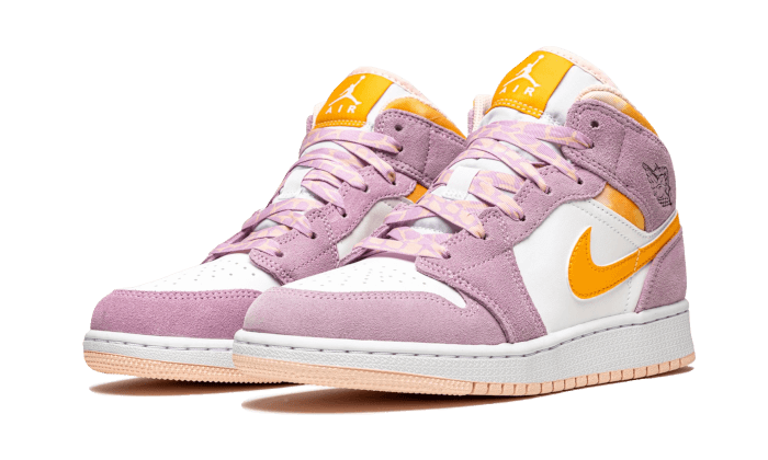 Overkicks - Air Jordan 1 Mid SE Arctic Pink (GS) (DC9517-600) - imagen 2