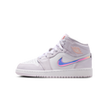 Air Jordan 1 Mid SE Barely Grape Iridescent Swoosh (GS)