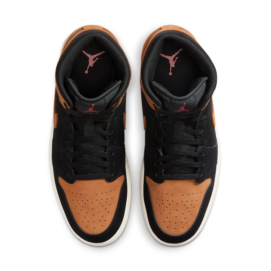 Overkicks - Air Jordan 1 Mid SE Black Flax (HV4091-002) - par completo