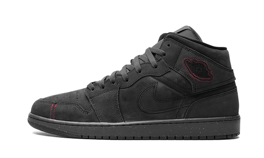 Overkicks - Air Jordan 1 Mid SE Craft Dark Smoke Red (FD8634-001) - vista lateral