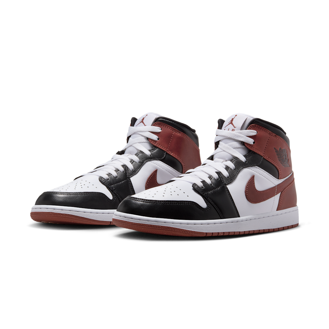 Overkicks - Air Jordan 1 Mid SE Dark Pony (HF3216-102) - vista trasera