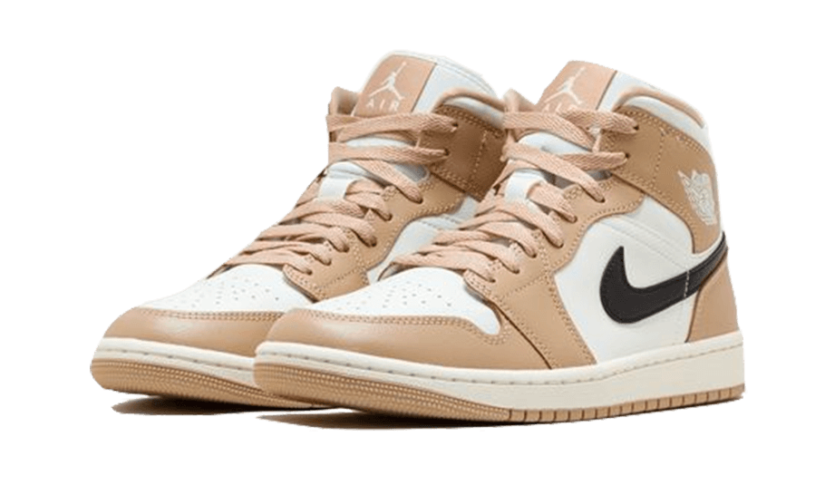 Overkicks - Air Jordan 1 Mid SE Desert Sail (BQ6472-103) - vista trasera