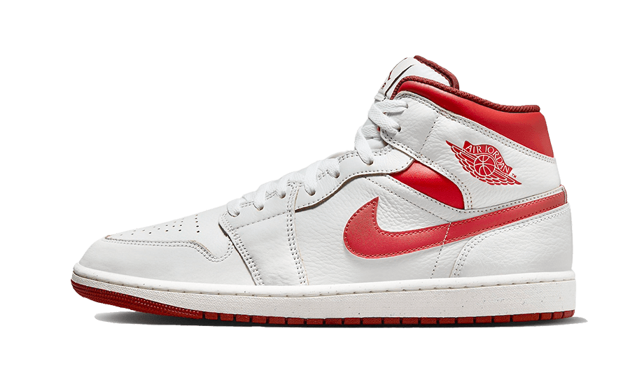 Overkicks - Air Jordan 1 Mid SE Dune Red (FJ3458-160) - vista lateral