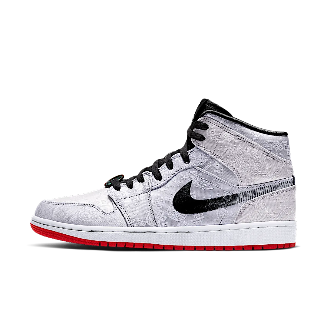 Overkicks - Air Jordan 1 Mid SE Fearless Edison Chen CLOT (CU2804-100) - vista lateral