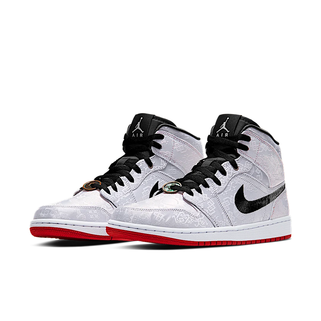 Overkicks - Air Jordan 1 Mid SE Fearless Edison Chen CLOT (CU2804-100) - vista trasera