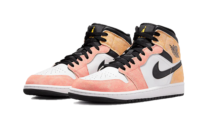 Overkicks - Air Jordan 1 Mid SE Flight Club (DX4332-800 / DX4365-800) - vista trasera
