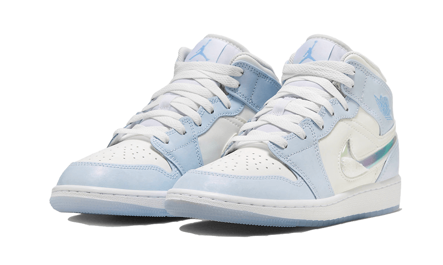 Overkicks - Air Jordan 1 Mid SE Glitter Swoosh (GS) (FQ9117-400) - imagen 2