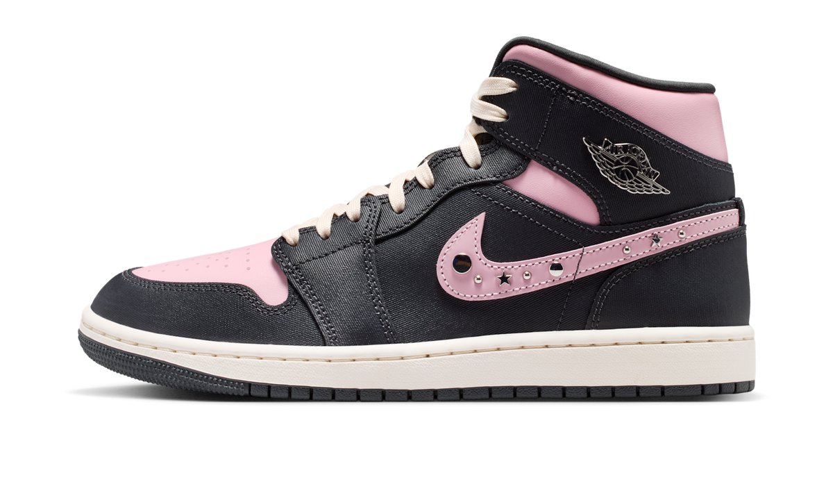 Overkicks - Air Jordan 1 Mid SE Iced Carmine (II0571-001) - vista lateral