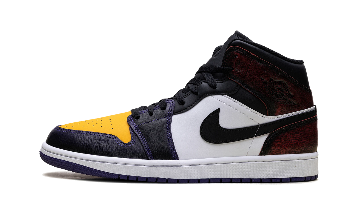 Overkicks - Air Jordan 1 Mid SE LA to Chicago (IQ9383-611) - vista lateral