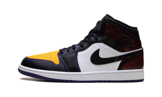 Overkicks - Air Jordan 1 Mid SE LA to Chicago (IQ9383-611) - vista lateral