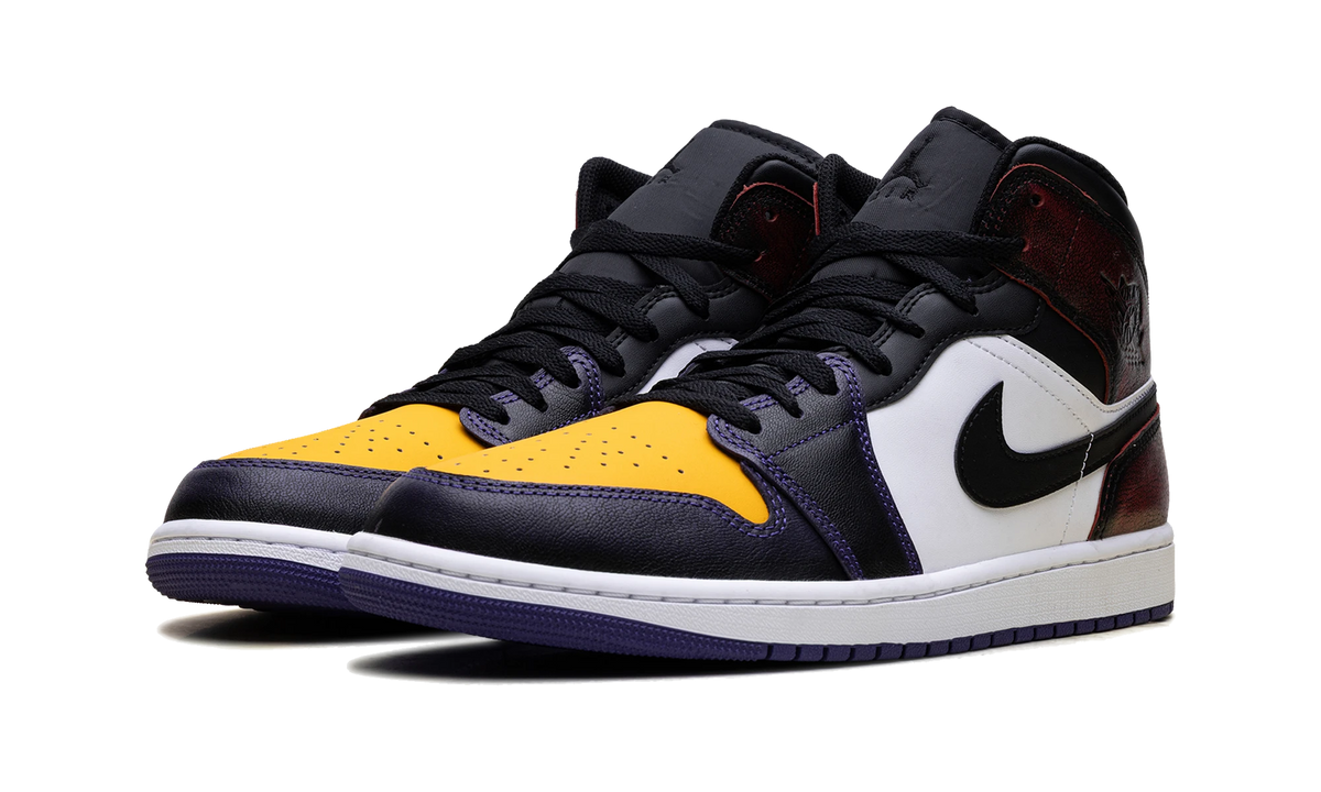 Overkicks - Air Jordan 1 Mid SE LA to Chicago (IQ9383-611) - vista trasera