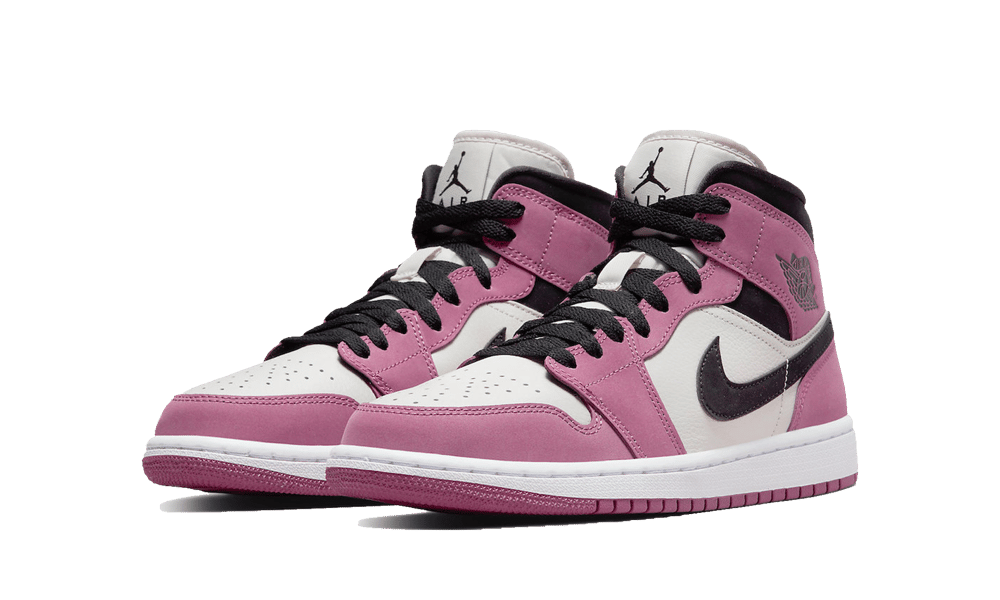 Overkicks - Air Jordan 1 Mid SE Light Mulberry (DC7267-500) - vista trasera