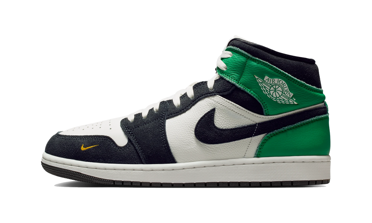 Overkicks - Air Jordan 1 Mid SE Lucky Green (II9812-100) - vista lateral