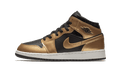 Air Jordan 1 Mid SE Metallic Gold Black (GS)