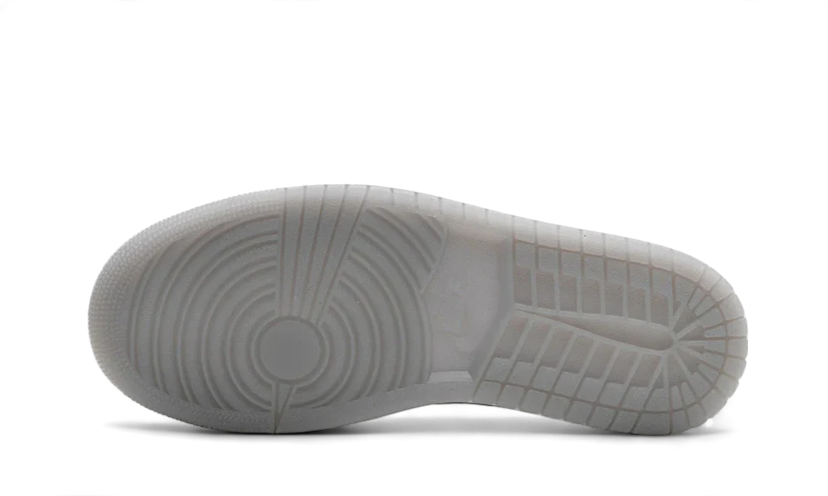 Overkicks - Air Jordan 1 Mid SE Metallic Silver (FN5031-100) - detalle suela