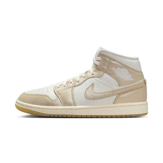 Overkicks - Air Jordan 1 Mid SE Metallic Team Gold (HV5159-100) - vista lateral