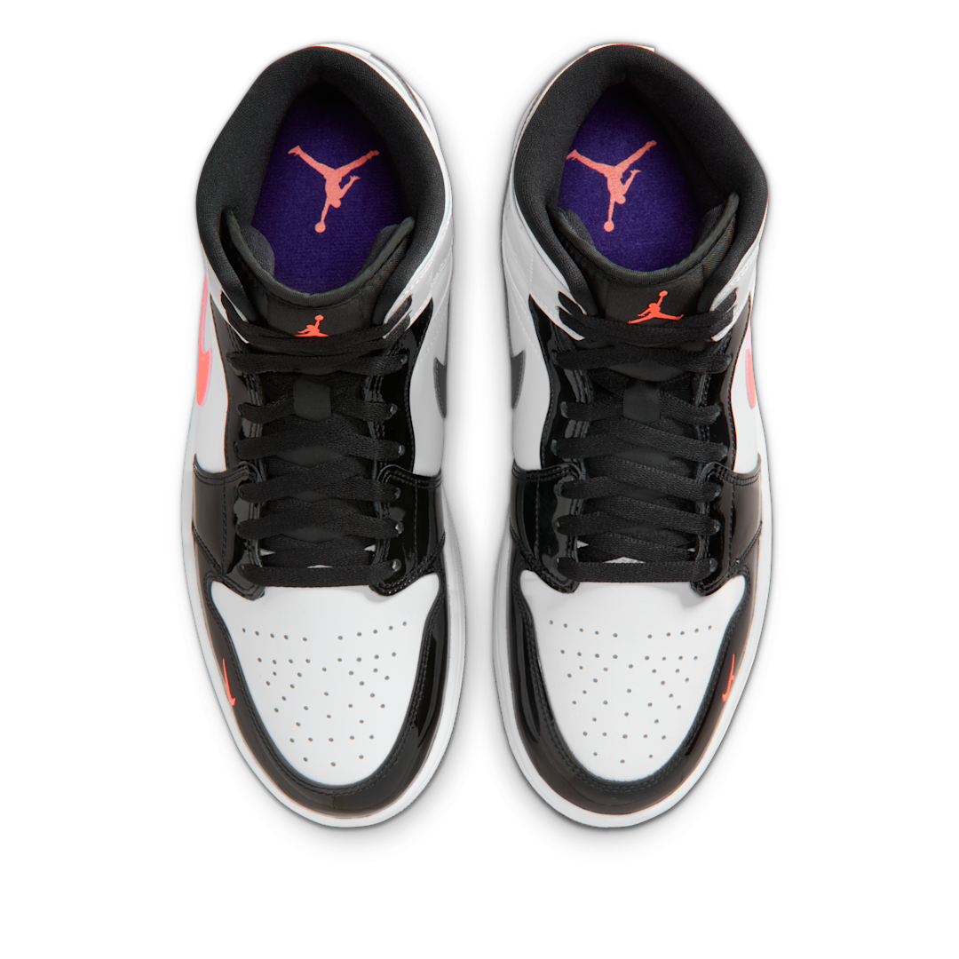 Overkicks - Air Jordan 1 Mid SE Mismatch Swoosh (IQ9387-010) - par completo
