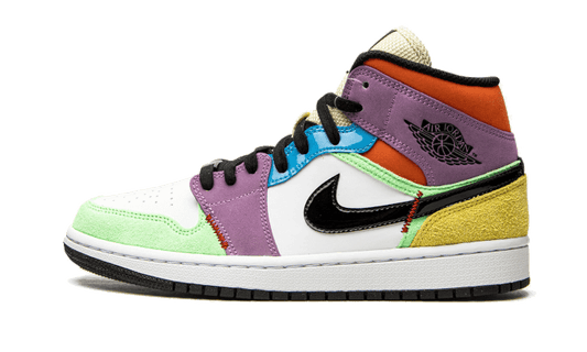 Overkicks - Air Jordan 1 Mid SE Multi-Color (CW1140-100) - vista lateral