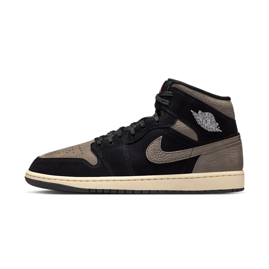 Overkicks - Air Jordan 1 Mid SE Olive Grey (IB7110-002) - vista lateral