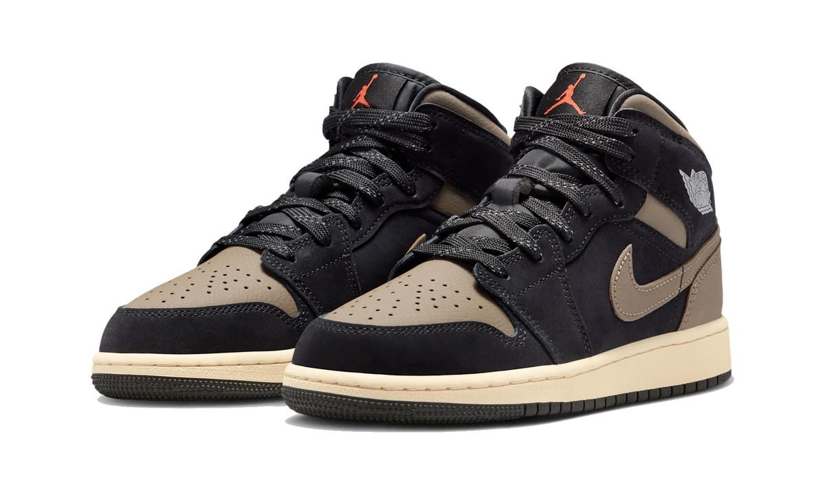 Overkicks - Air Jordan 1 Mid SE Olive Grey (GS) (IB7053-002) - imagen 2