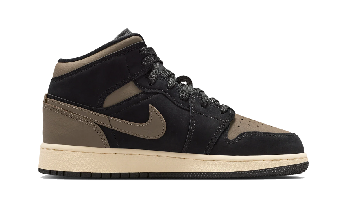 Overkicks - Air Jordan 1 Mid SE Olive Grey (GS) (IB7053-002) - imagen 4