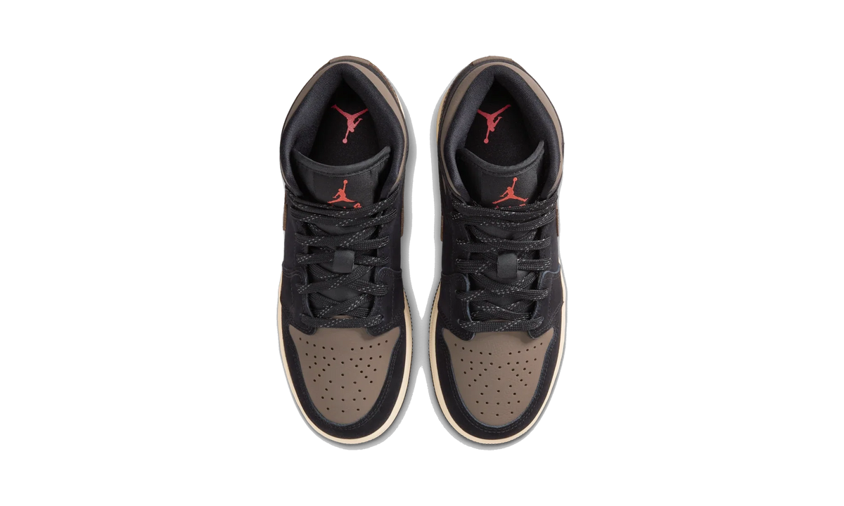 Overkicks - Air Jordan 1 Mid SE Olive Grey (GS) (IB7053-002) - imagen 5