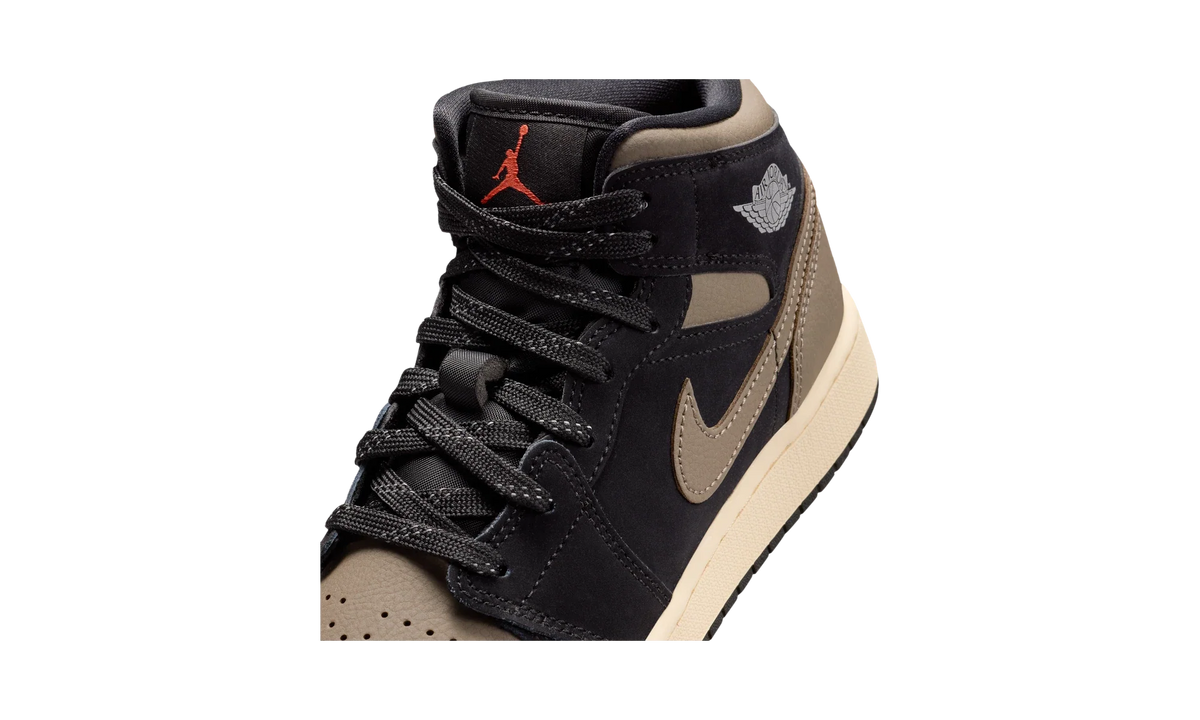 Overkicks - Air Jordan 1 Mid SE Olive Grey (GS) (IB7053-002) - imagen 7