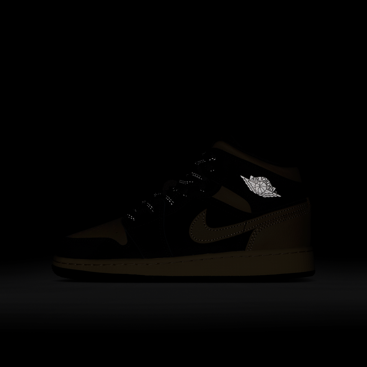 Overkicks - Air Jordan 1 Mid SE Olive Grey (GS) (IB7053-002) - imagen 9