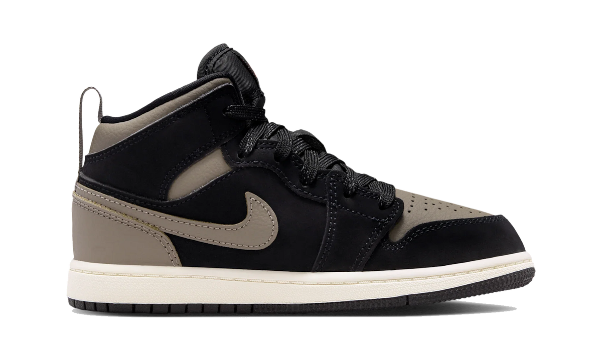 Overkicks - Air Jordan 1 Mid SE Olive Grey (PS) (IB7052-002) - imagen 4