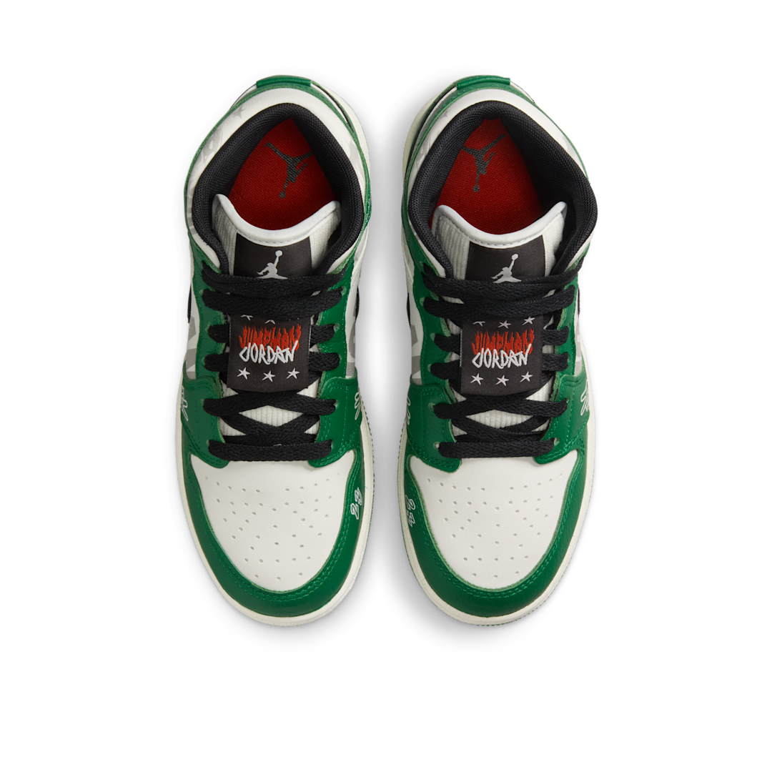 Overkicks - Air Jordan 1 Mid SE Overbranded (HF3200-300) - par completo