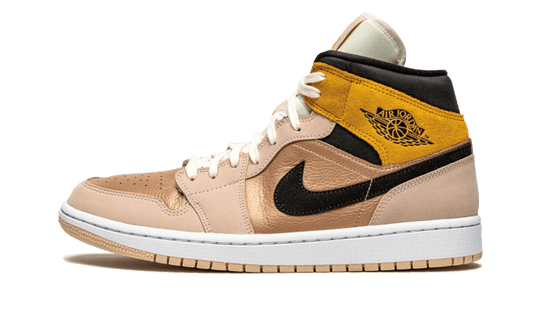 Overkicks - Air Jordan 1 Mid SE Particle Beige (DD2224-200) - vista lateral