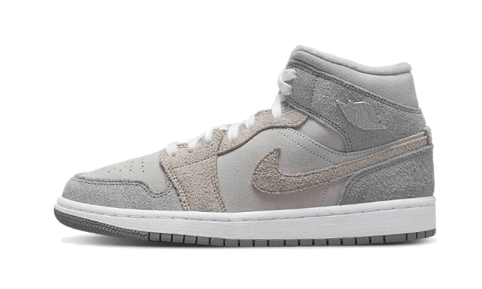 Overkicks - Air Jordan 1 Mid SE Particle Grey (DO7139-002) - vista lateral