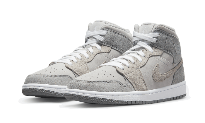 Overkicks - Air Jordan 1 Mid SE Particle Grey (DO7139-002) - vista trasera