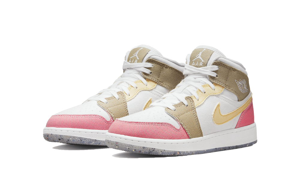 Overkicks - Air Jordan 1 Mid SE Pastel Vivid Green Grind (GS) (DJ0338-100) - imagen 2