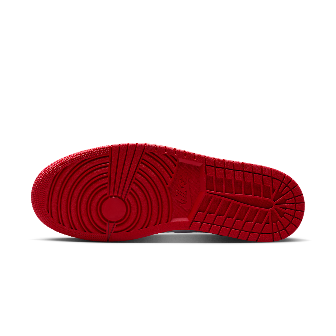 Overkicks - Air Jordan 1 Mid SE Patent Bred Toe (HV4091-006) - detalle suela