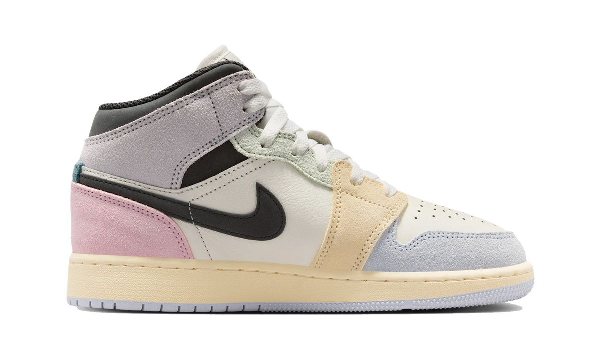 Overkicks - Air Jordan 1 Mid SE Sail Pastels (GS) (IB7053-100) - imagen 4