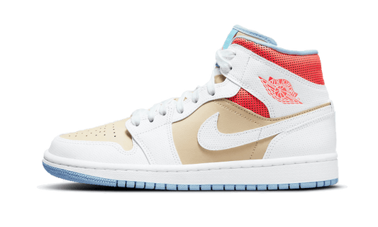 Overkicks - Air Jordan 1 Mid SE Sesame (CZ0774-200) - vista lateral