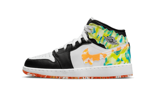 Overkicks - Air Jordan 1 Mid SE Slim Vortex (GS) (DJ6563-038) - vista lateral