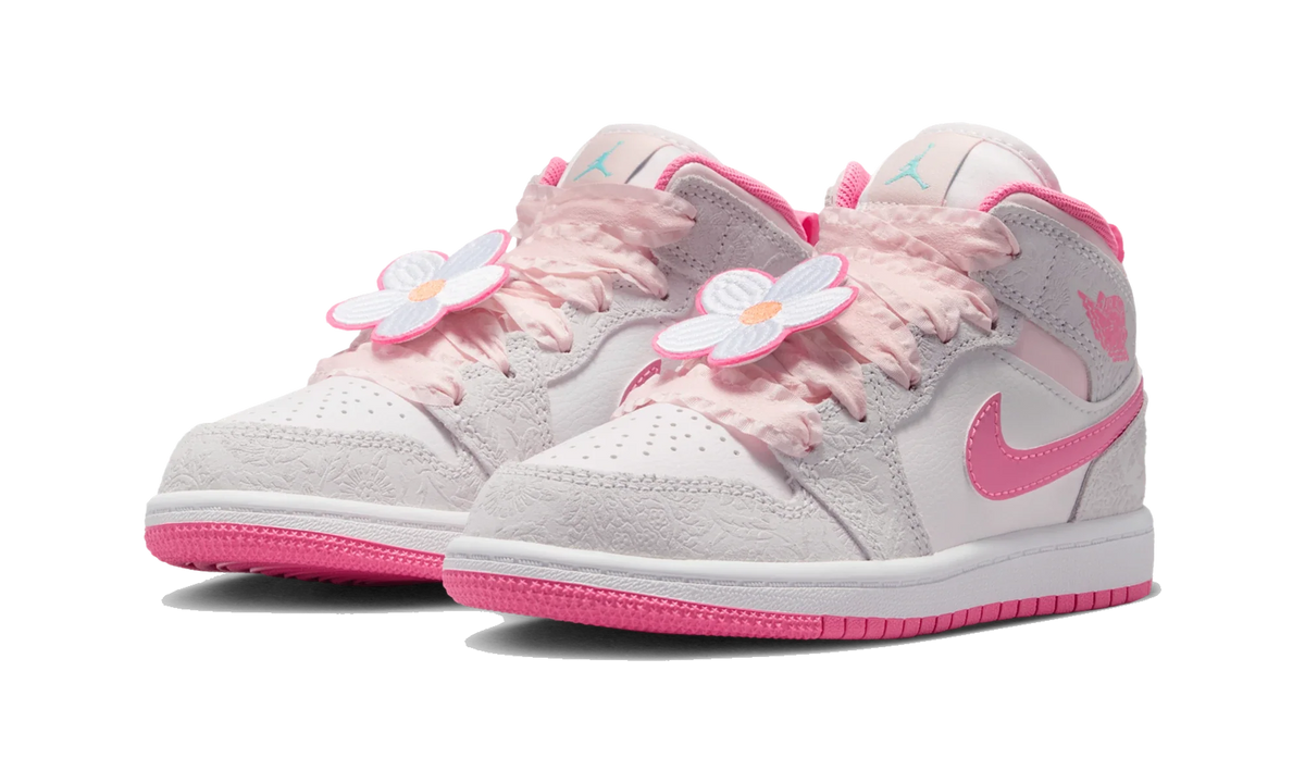Overkicks - Air Jordan 1 Mid SE Spring Flowers (PS) (II0591-001) - imagen 2