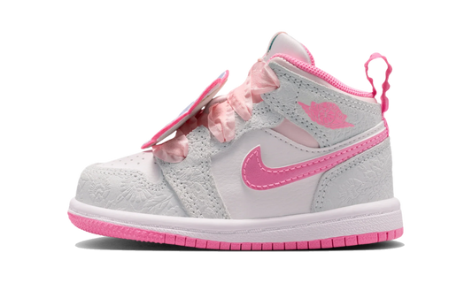 Overkicks - Air Jordan 1 Mid SE Spring Flowers (TD) (II0590-001) - vista lateral