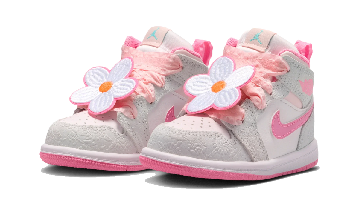 Overkicks - Air Jordan 1 Mid SE Spring Flowers (TD) (II0590-001) - imagen 2