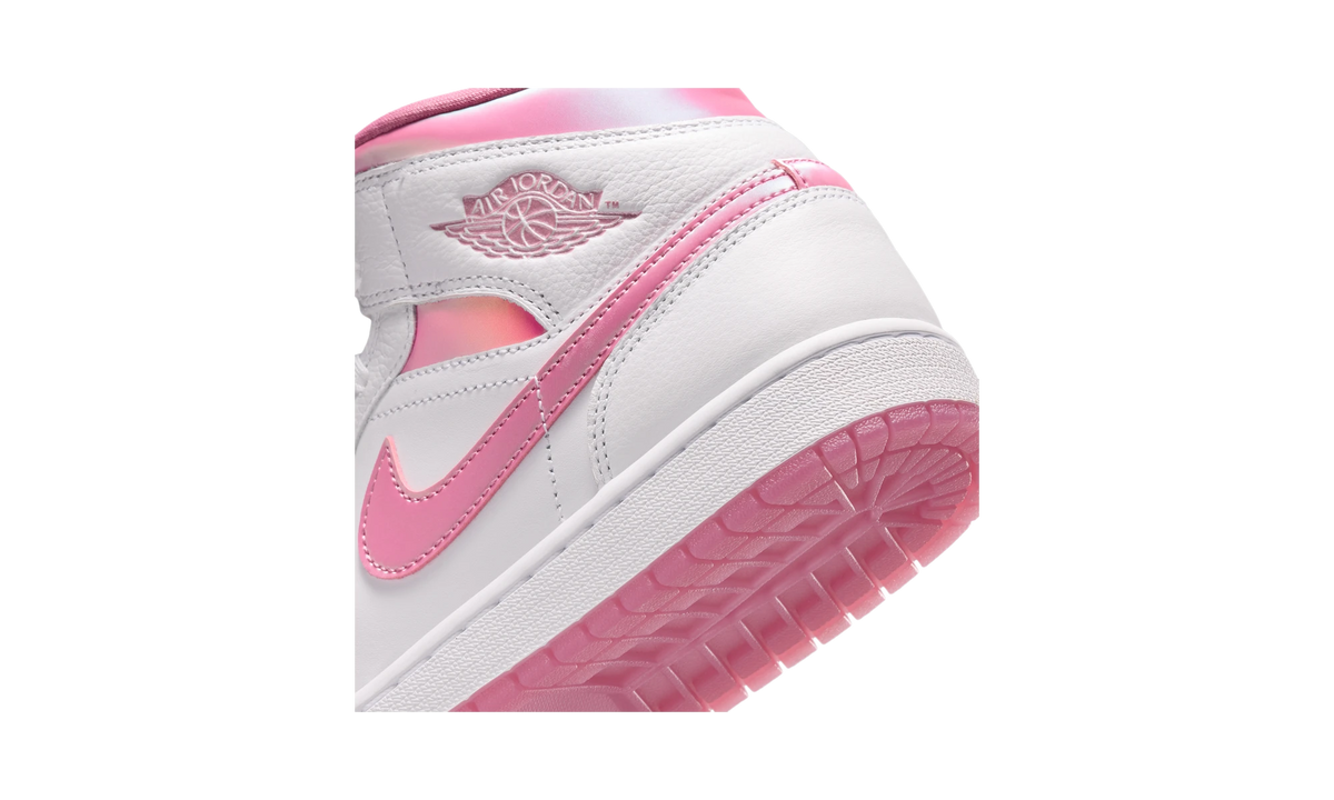 Overkicks - Air Jordan 1 Mid SE White/Desert Berry (IO0669-100) - detalle
