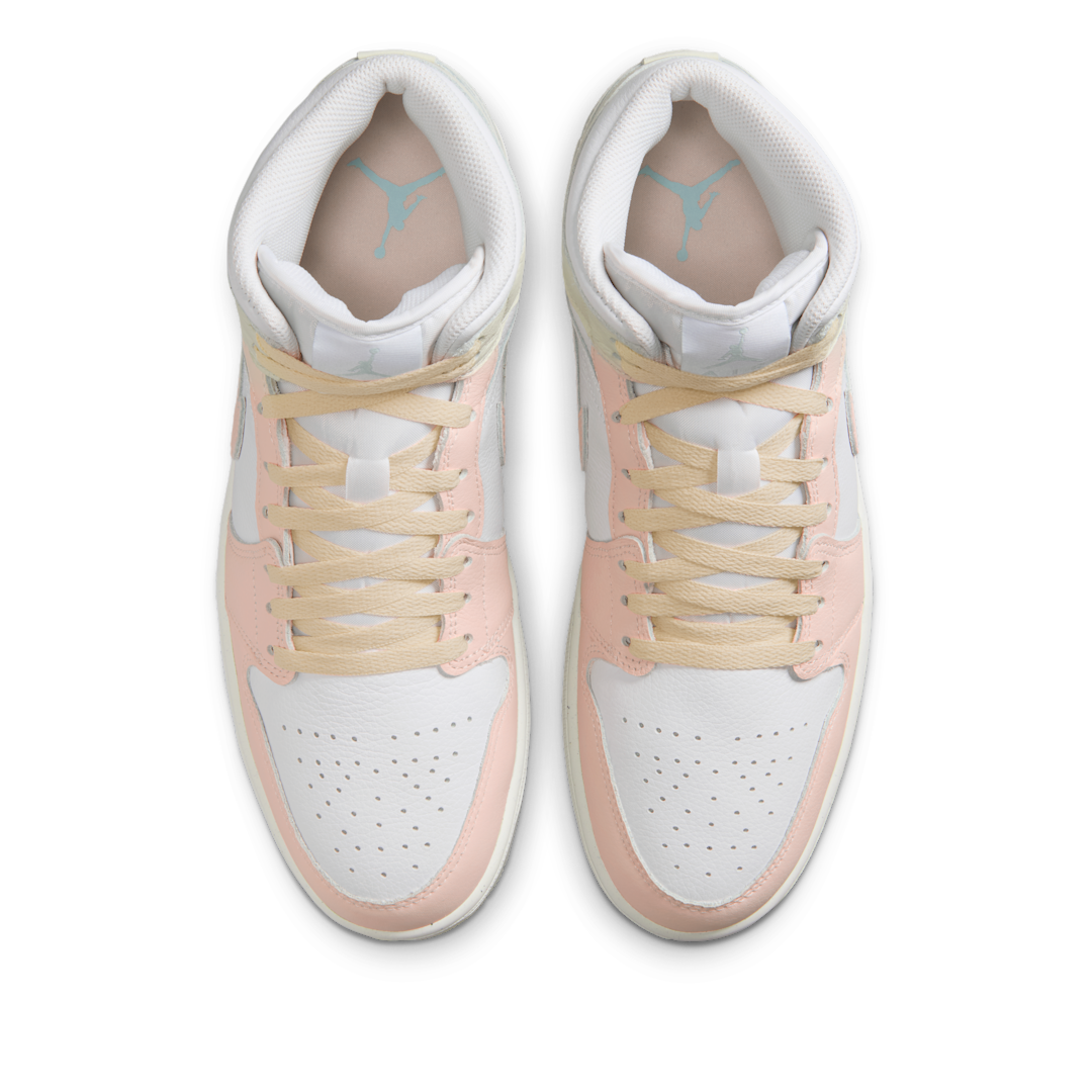 Overkicks - Air Jordan 1 Mid SE White Sea Glass Glacier Blue Guava Ice (HJ6654-100) - par completo