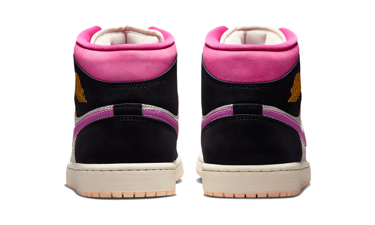 Overkicks - Air Jordan 1 Mid SE World Tour (II3789-001) - detalle talón