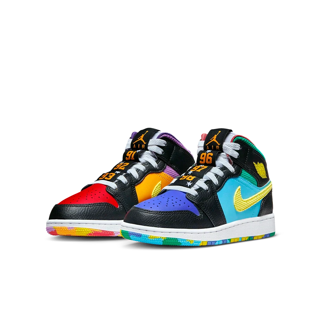 Overkicks - Air Jordan 1 Mid SS Six Championships (GS) (FD1317-007) - imagen 2