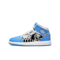 Air Jordan 1 Mid Sneaker School Game Winner (GS)