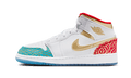 Air Jordan 1 Mid Sneaker School NC to Chicago (GS)