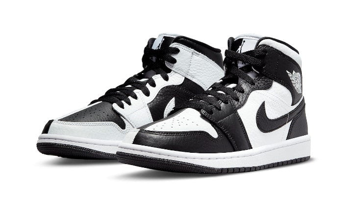 Overkicks - Air Jordan 1 Mid Split Black White (DR0501-101) - par completo